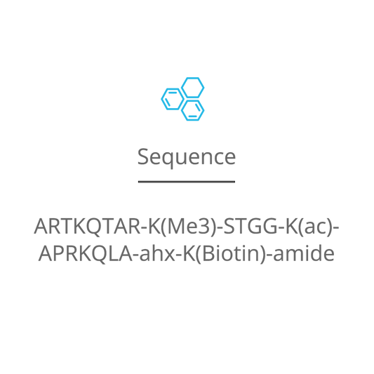 H3(1-21) K9me3, K14ac biotin